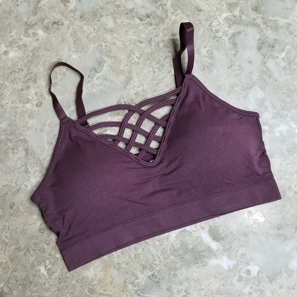 1 Left!  Eggplant Caged Bralette▫️2ND RE-STOCK - Picture 3 of 6